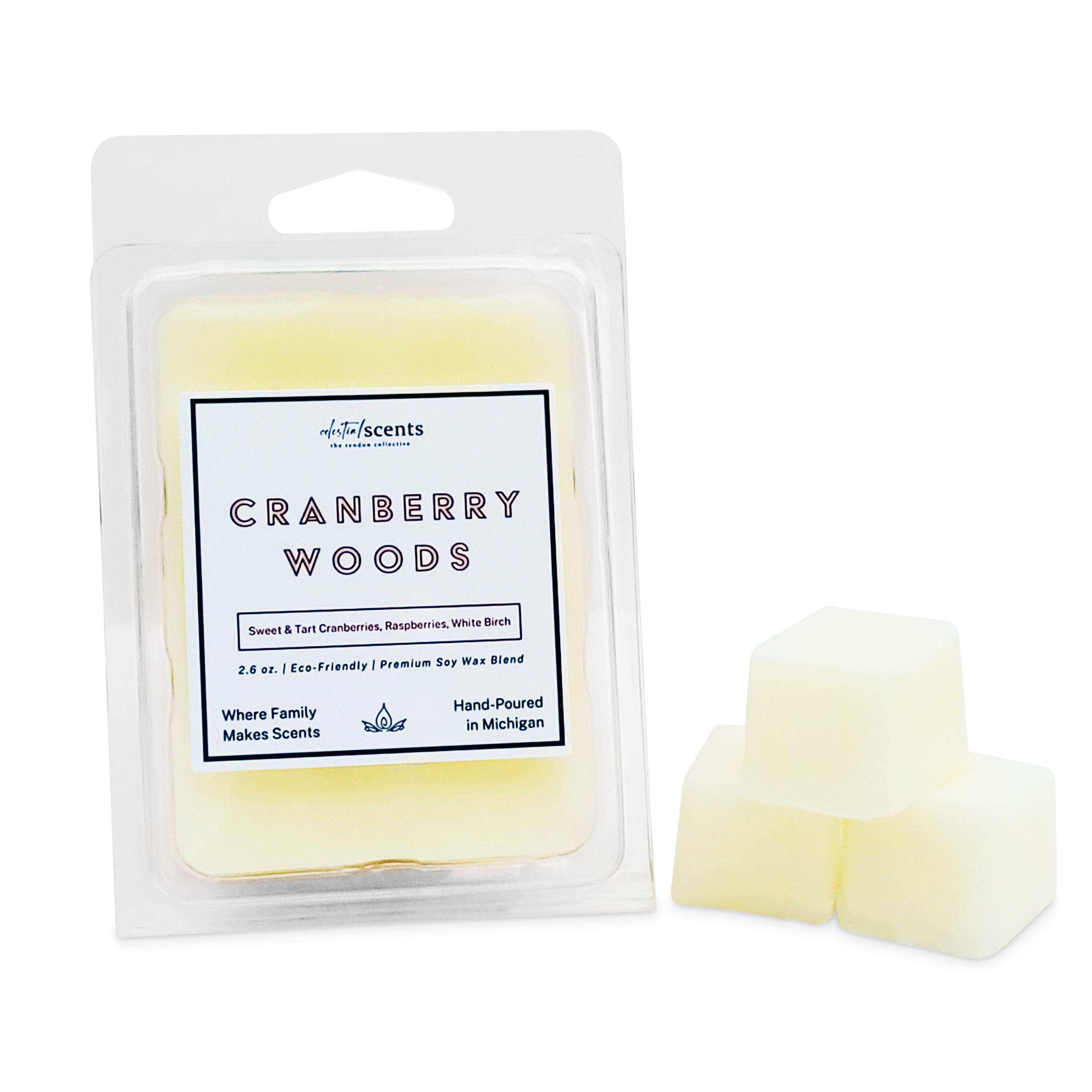 Cranberry Forest Soy Wax Melts  Holiday Edition Clamshells